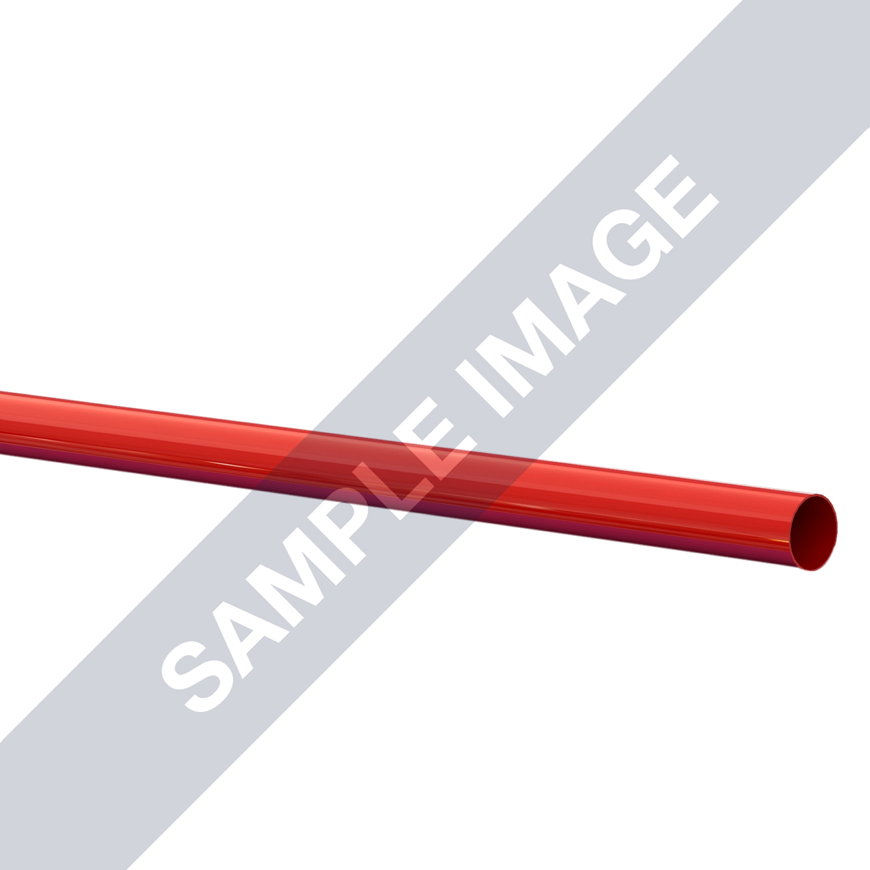 Verlengbuis voor invoerbocht, pvc, elektra/rood, d = 50 x 2500 mm 
