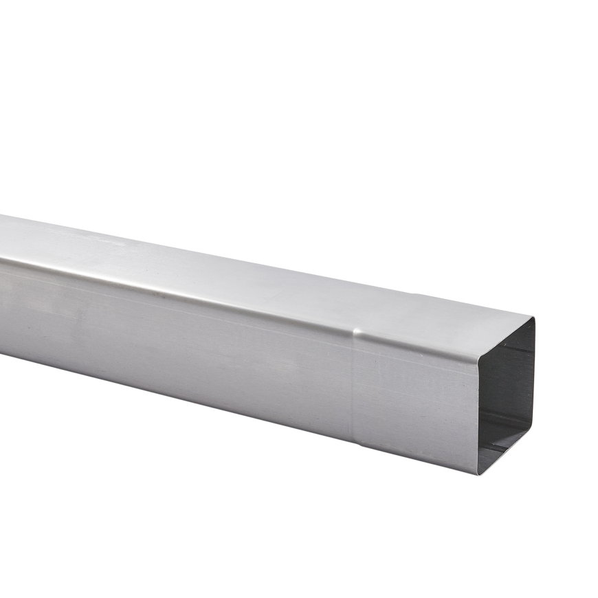 Hwa buis, zink, vierkant, mof x spie, 80 x 80 mm, l = 3 m 