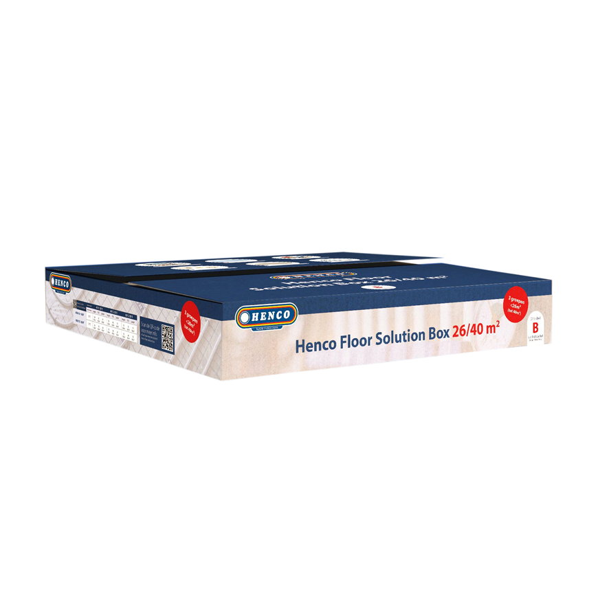 Henco vloerverwarmingsset, type FSB 2640, voor 26 tot 40 m², pakket B 