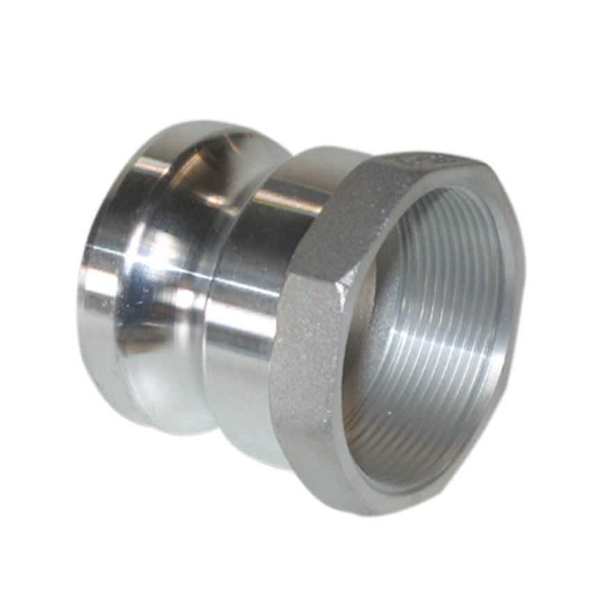 Camlock Schnellkupplung, M-Teil x Innengewinde, Aluminium, Typ A, ND 65 mm, d = 2½" 