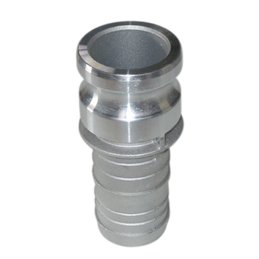 Camlock Schnellkupplung, M-Teil x Schlauchtülle, Aluminium, Typ E, ND 65 mm, d = 2½" 