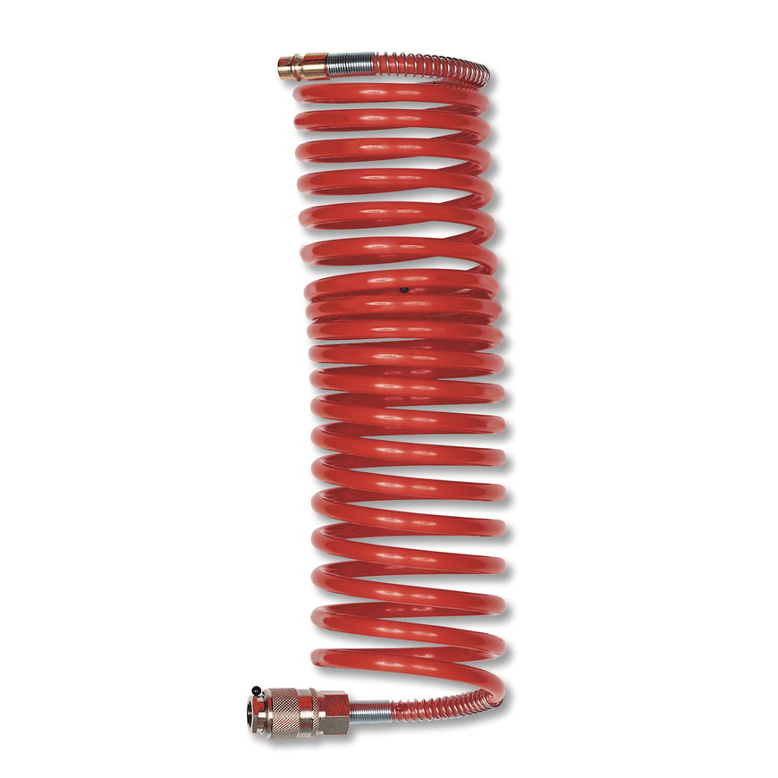GAV spiraalslang met Euro koppelingen polyamide HF Ether, 6 x 8 mm, l = 5 m 