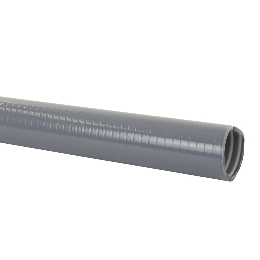 Poolschlauch, Aquastar, PVC, grau, verklebbar, 15 x 20 mm, l = 25 m
