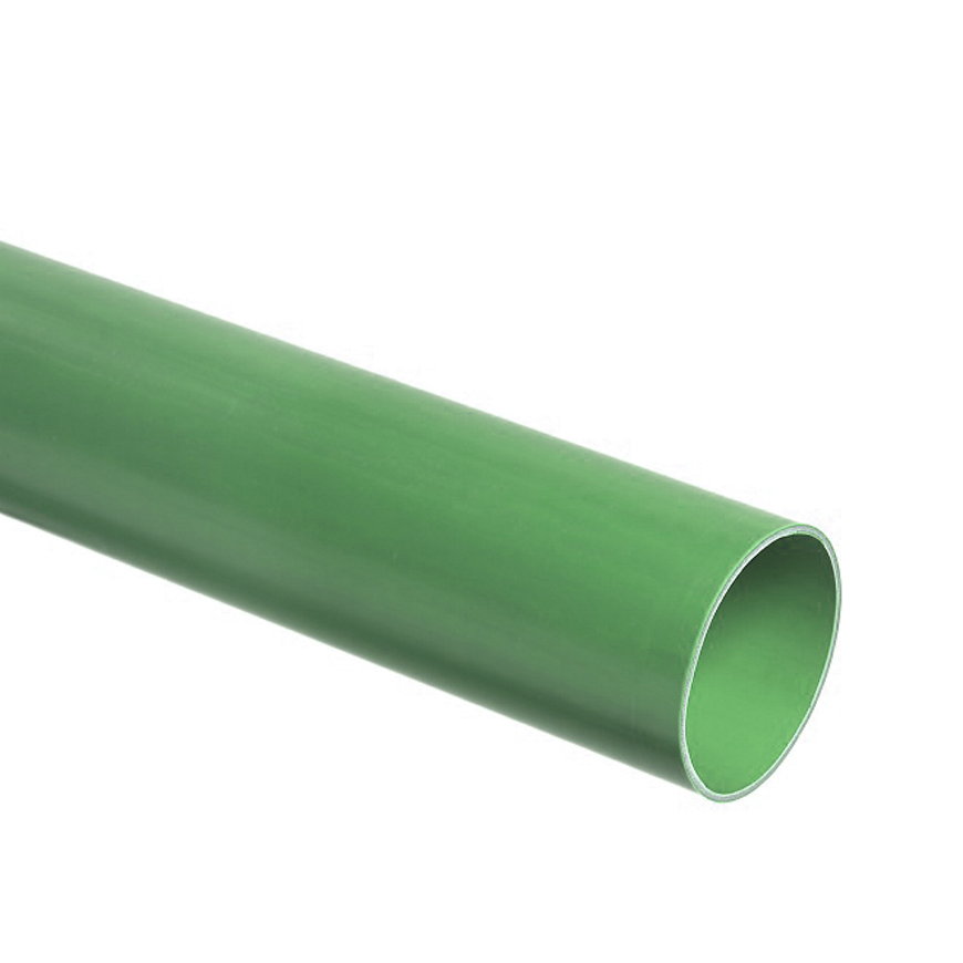 Pipelife afvoerbuis met gladde einden, pvc, groen, RAL 6024, KOMO, SN8, l = 5 m, 110 x 3,4 mm 