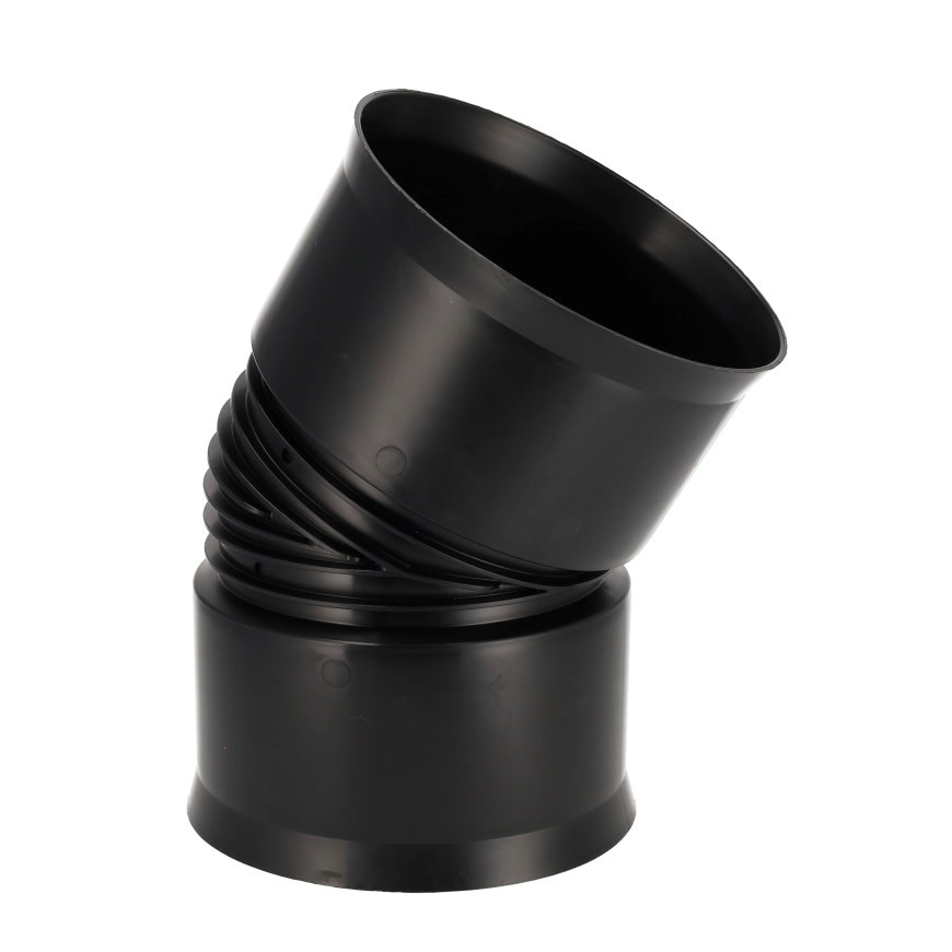 AQUATUB bocht 30°, met rubberring, hdpe, SN8, DN200 
