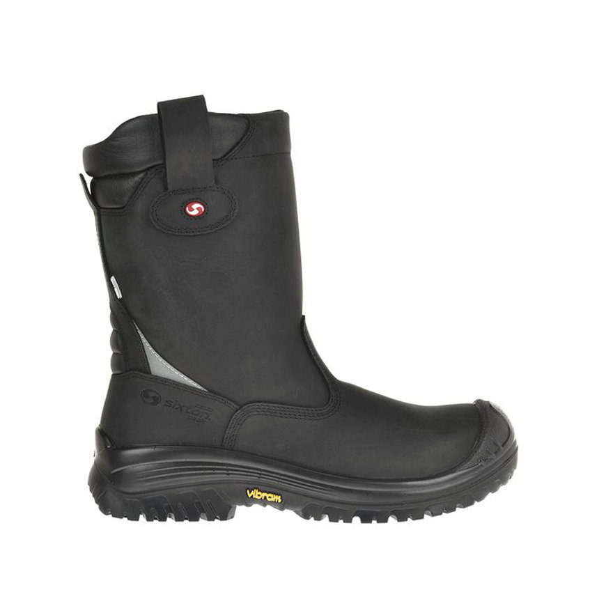 Sixton Peak veiligheidslaarzen, type Ranch, zwart, Primaloft, S3, HDry, Metal Free, Vibram, maat 39 