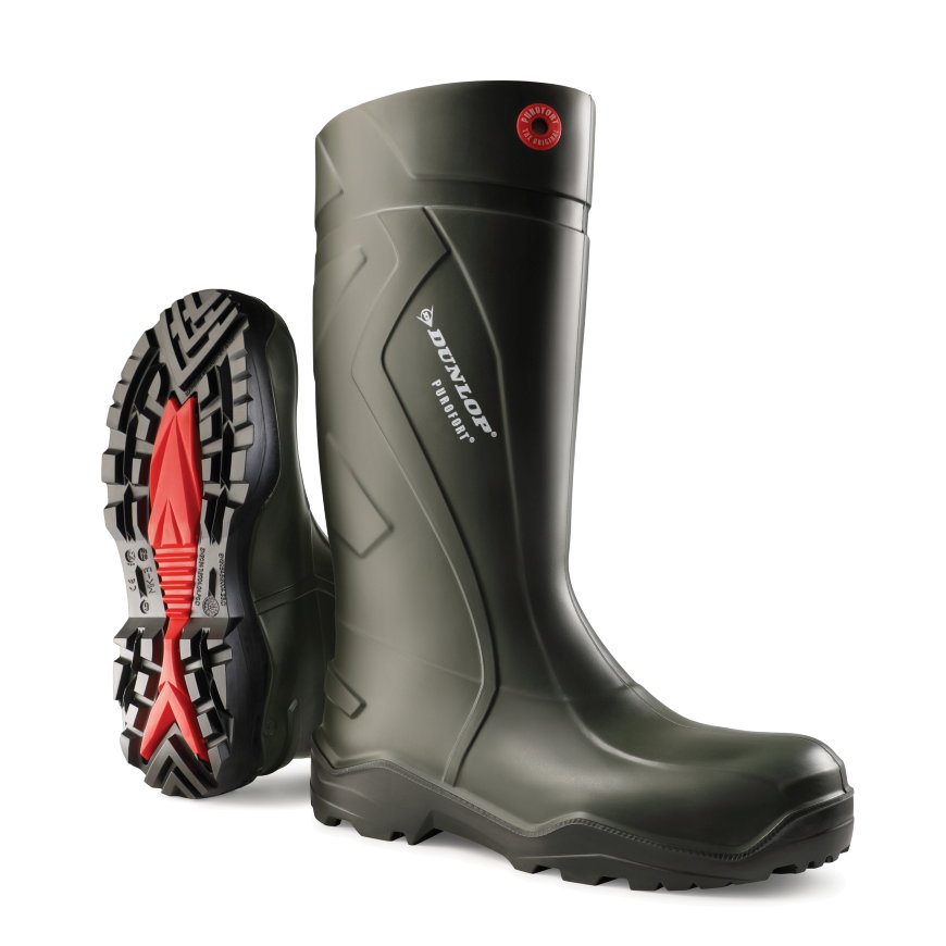 Dunlop laarzen, type Purofort+, full safety, S5, donkergroen, maat 42 