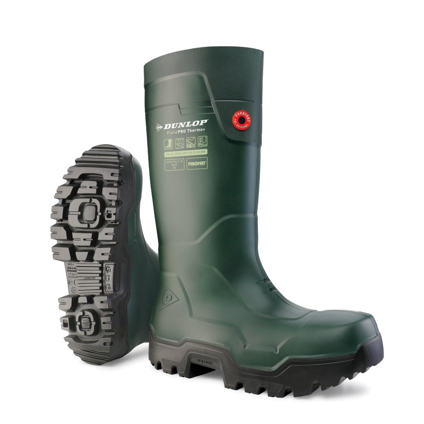 Dunlop laarzen, type FieldPRO, Purofort, groen, maat 40 