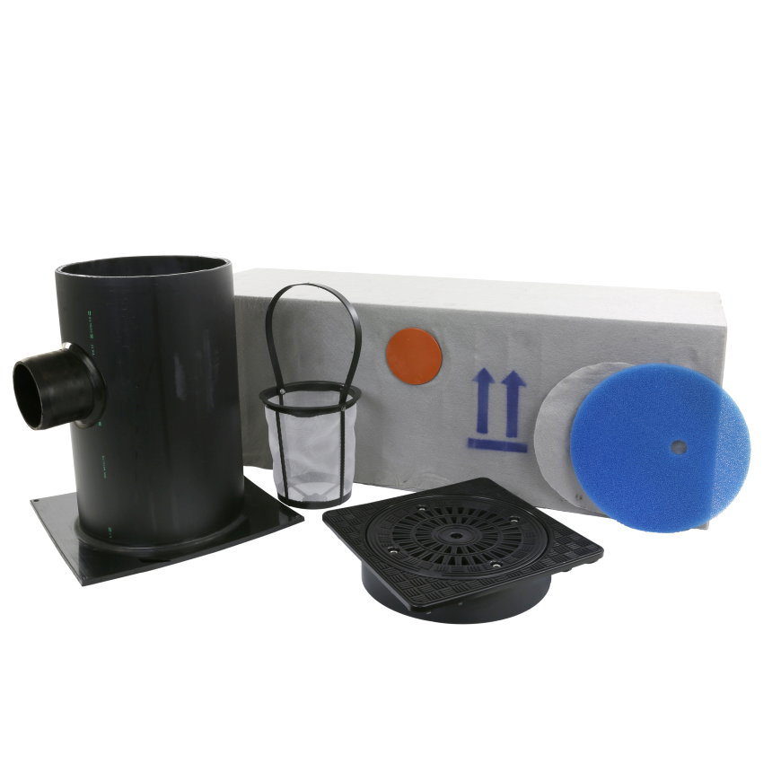 Infiltratie basisset, 200 liter, kunststof deksel, klasse A, h = 500 mm 