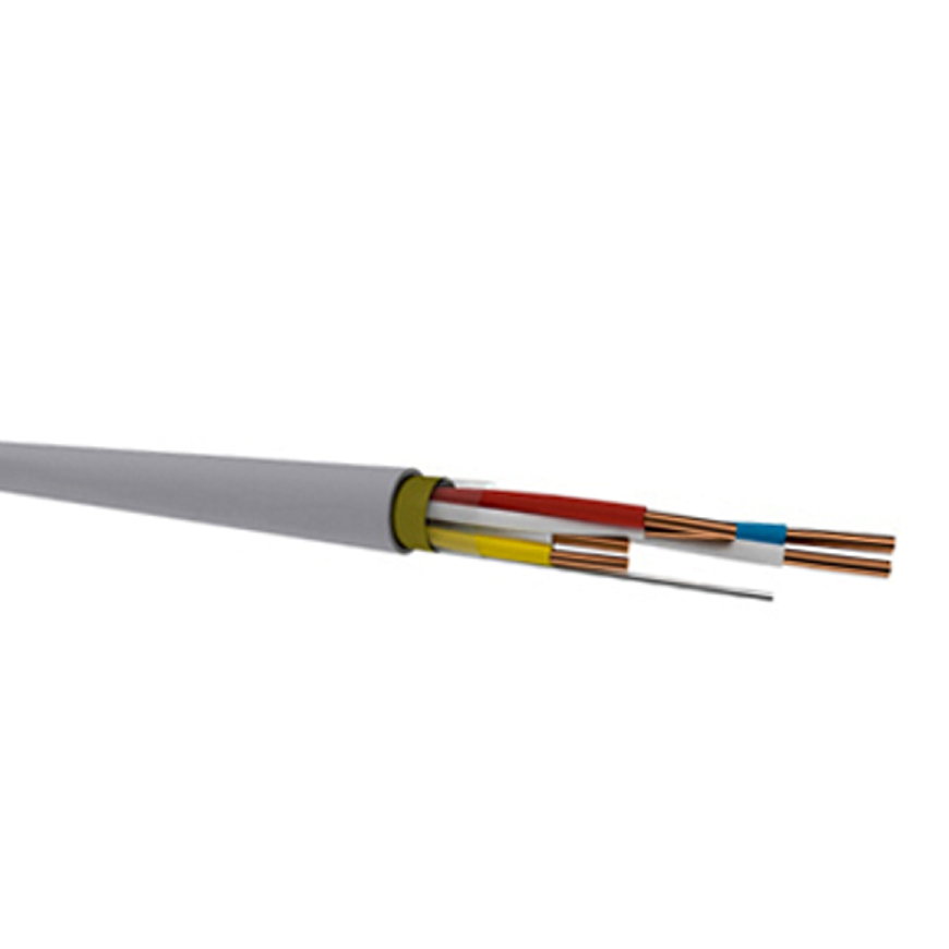 TKF signaalkabel, JH(st)H, Cca, 2 x 2 x 0,8 + 0,8 mm, grijs, l = maximaal 100 m 