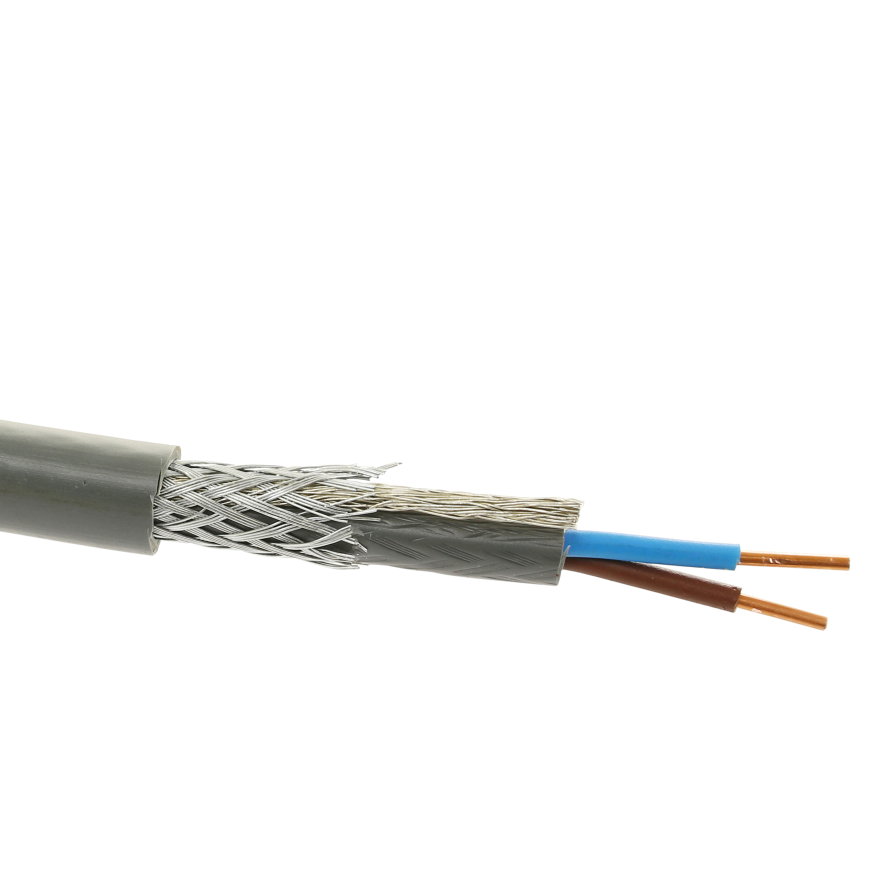 TKF VO-YMvKas installatiekabel (grondkabel), Dca 0,6/1 kV, s2, 2x 2,5 mm² + as2,5, l = 50 m 