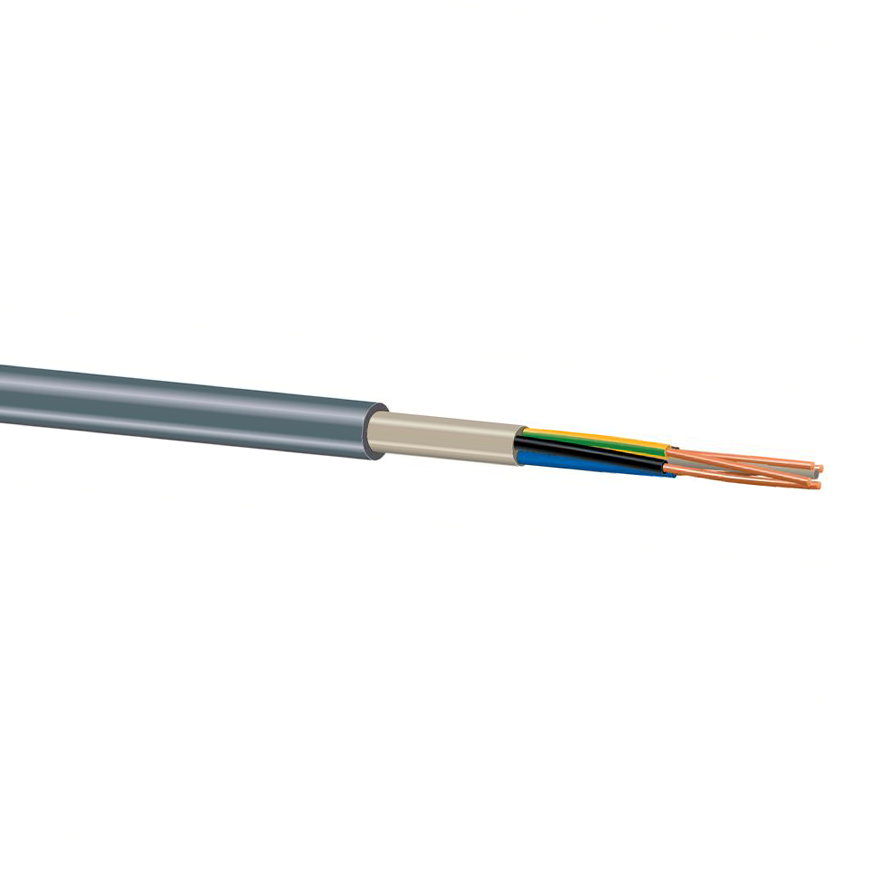 YMvK installatiekabel, Dca-s2, d2, a3, 4G4 mm², l = 100 m 