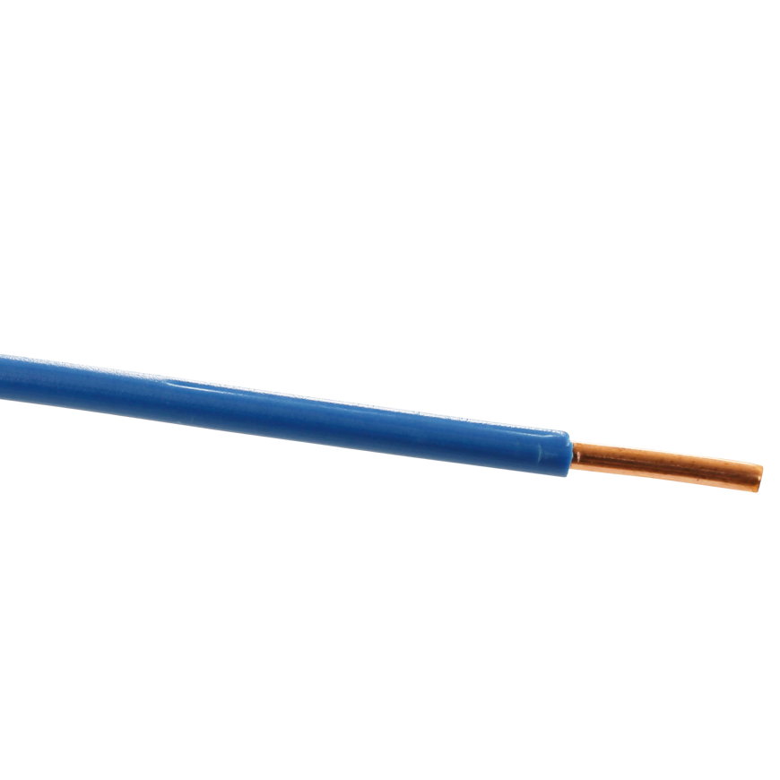 Installatiedraad, VD, H07V-U Eca, 2,5 mm&sup2;, blauw, l = 100 m 