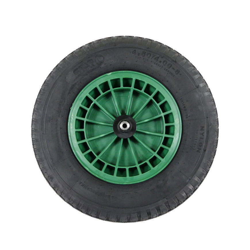 Fort kruiwagenwiel, 4Ply, 400 x 100 mm, groen