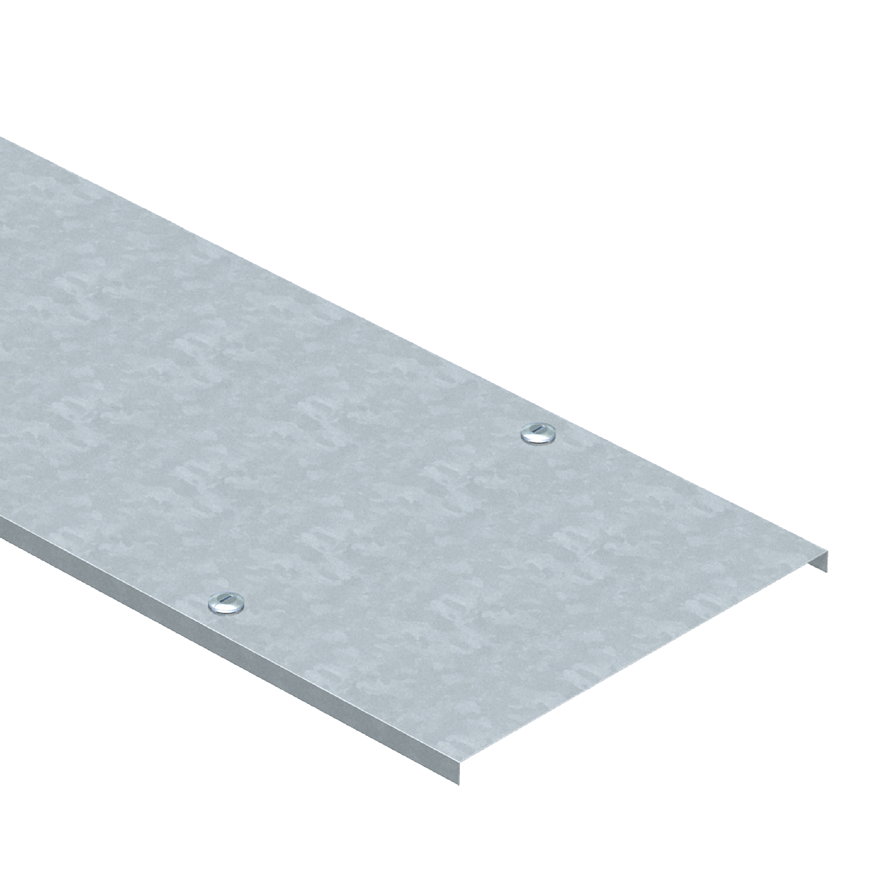 OBO deksel met draaigrendel tbv kabelgoot RKS-Magic 610, sendz. verzinkt, d=0,75 mm, l=3m, b= 100 mm 