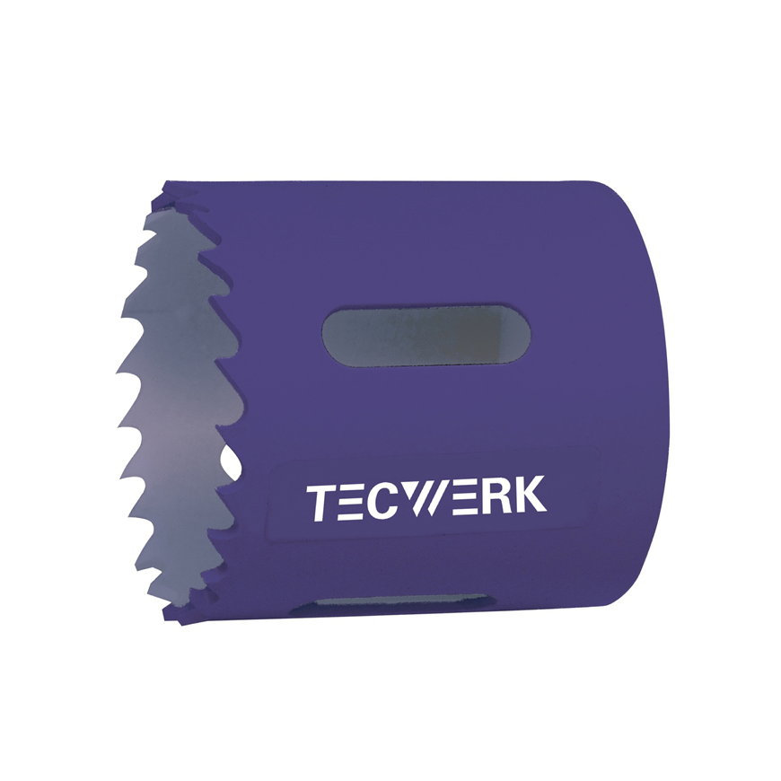 Tecwerk gatenzaag, HSS-Co8, zonder opnameschacht, snijdiepte 38 mm, zaagdiameter 76 mm 