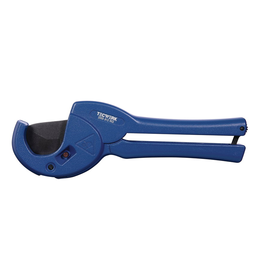 Tecwerk buizenschaar, voor pp/pe/pb/pvdf/mlp/msr/vpe/cpvc/pvc buizen, snijbereik 0 - 42 mm 