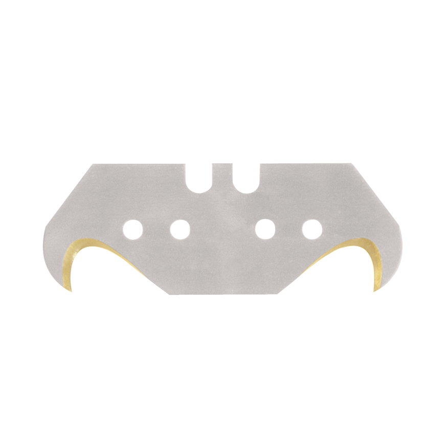Tecwerk haakmes, titanium, 48,2 x 18,7 x 0,65 mm, verpakking à 10 stuks