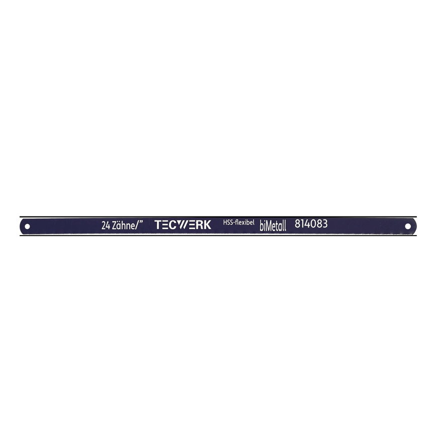 Tecwerk metaalzaagblad, bimetaal, l = 300 mm, 24 tanden per inch, verpakking &aacute; 10 stuks 