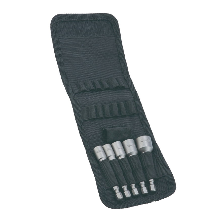 Tecwerk dopsleutelset, 5-delig, inbus, aansluiting &frac14;", sleutelmaat 6 - 7 - 8 - 10 - 13 mm 