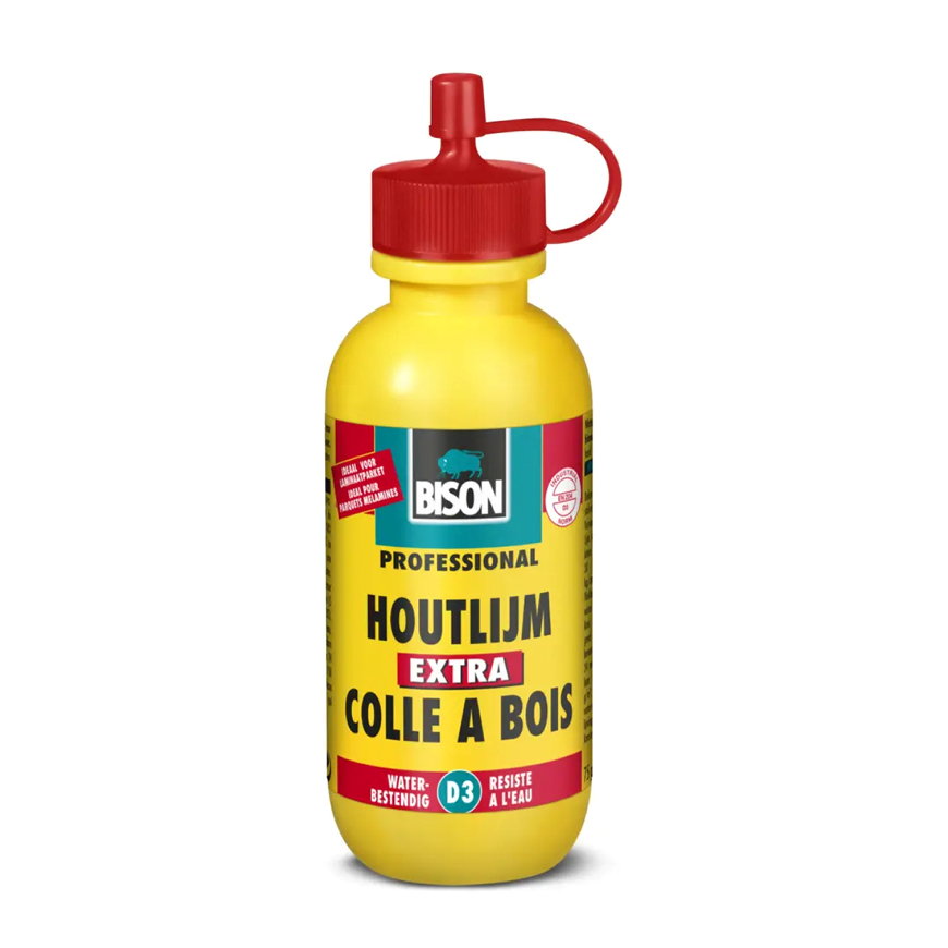 Bison houtlijm, Extra, waterbestendig, D3, flacon à 75 gram 