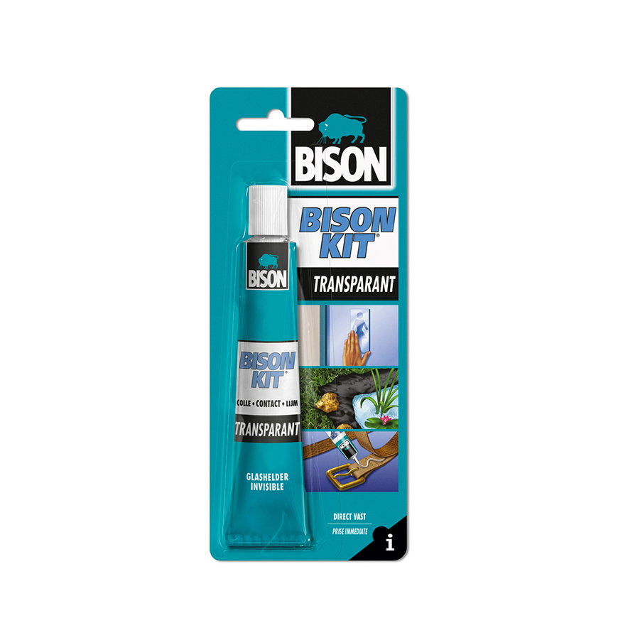 Bison Kit, contactlijm, transparant, tube à 50 ml 