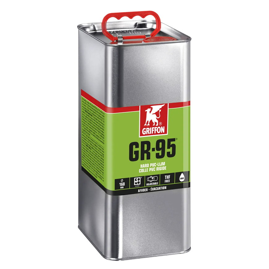 Griffon hard pvc lijm, GR-95, blik à 5000 ml 