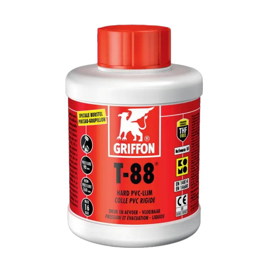 Griffon Hart-PVC-Kleber, T-88, Dose à 500 ml 