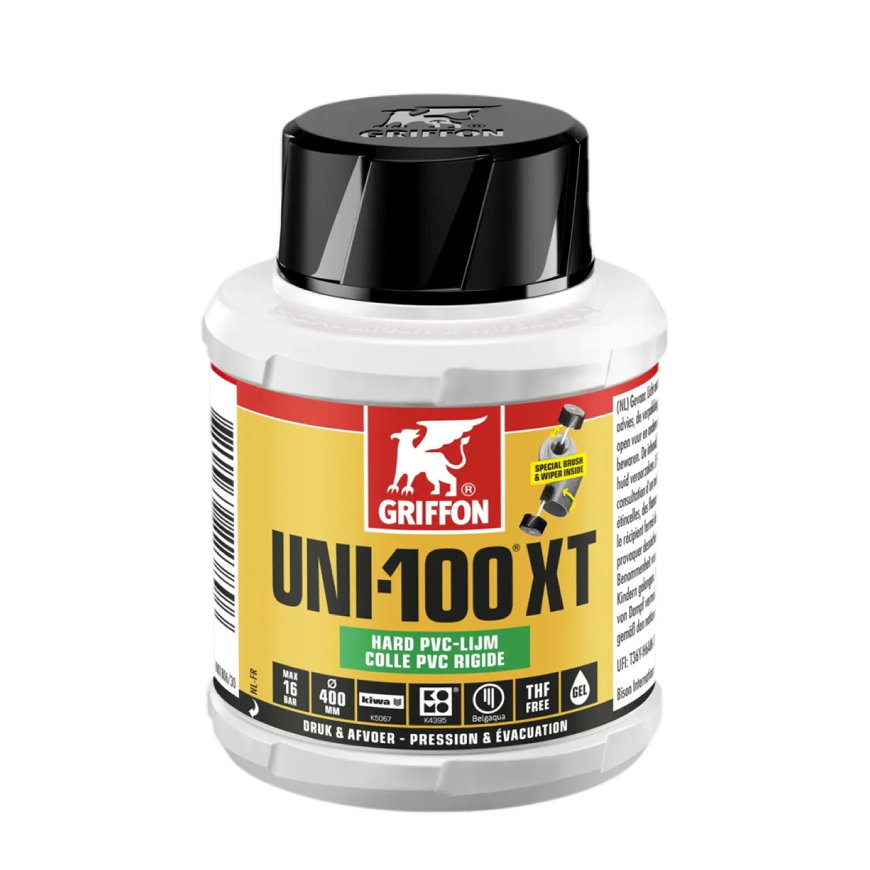 Griffon Hart-PVC-Kleber, Uni-100 XT, Dose à 250 ml 