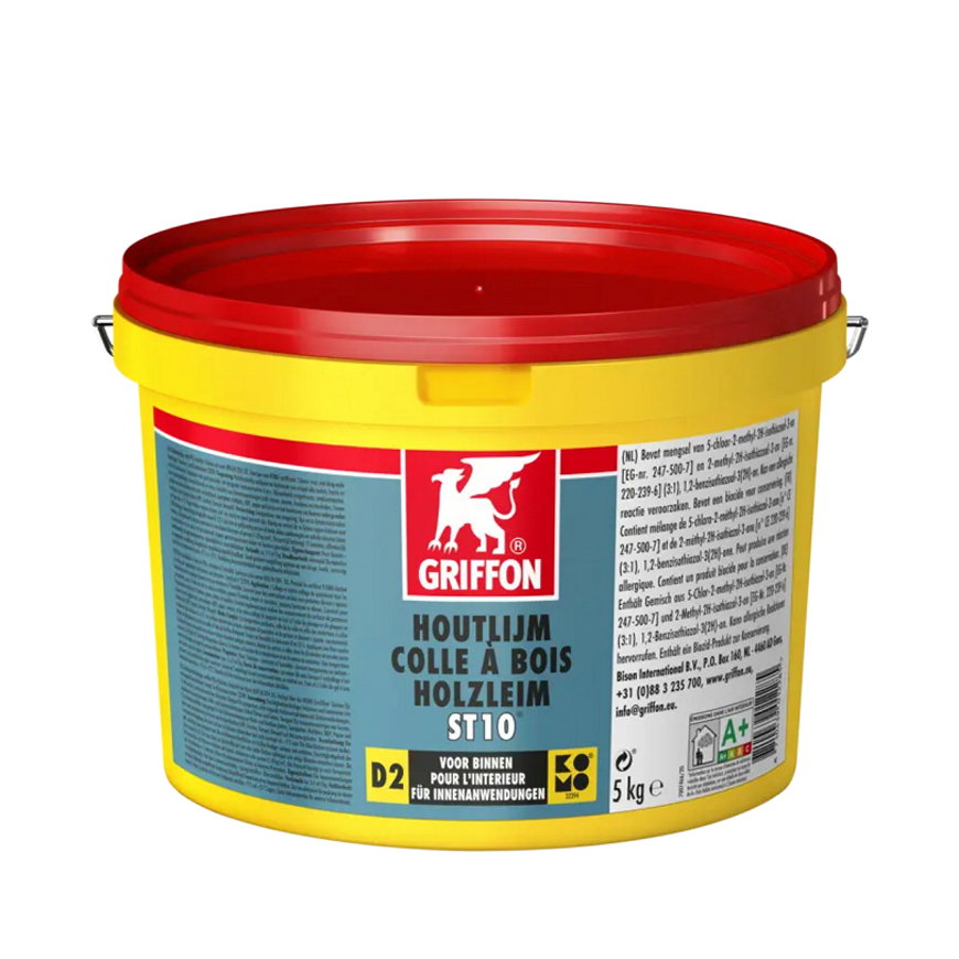 Griffon Holzkleber, ST10, D2, Eimer à 5 kg 