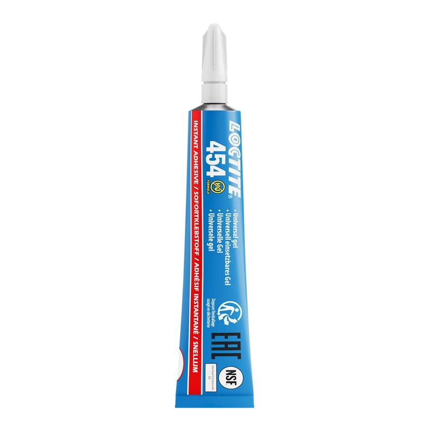 Loctite 454 Ca Adhesive, universele snellijm, gel, tube à 20 gram