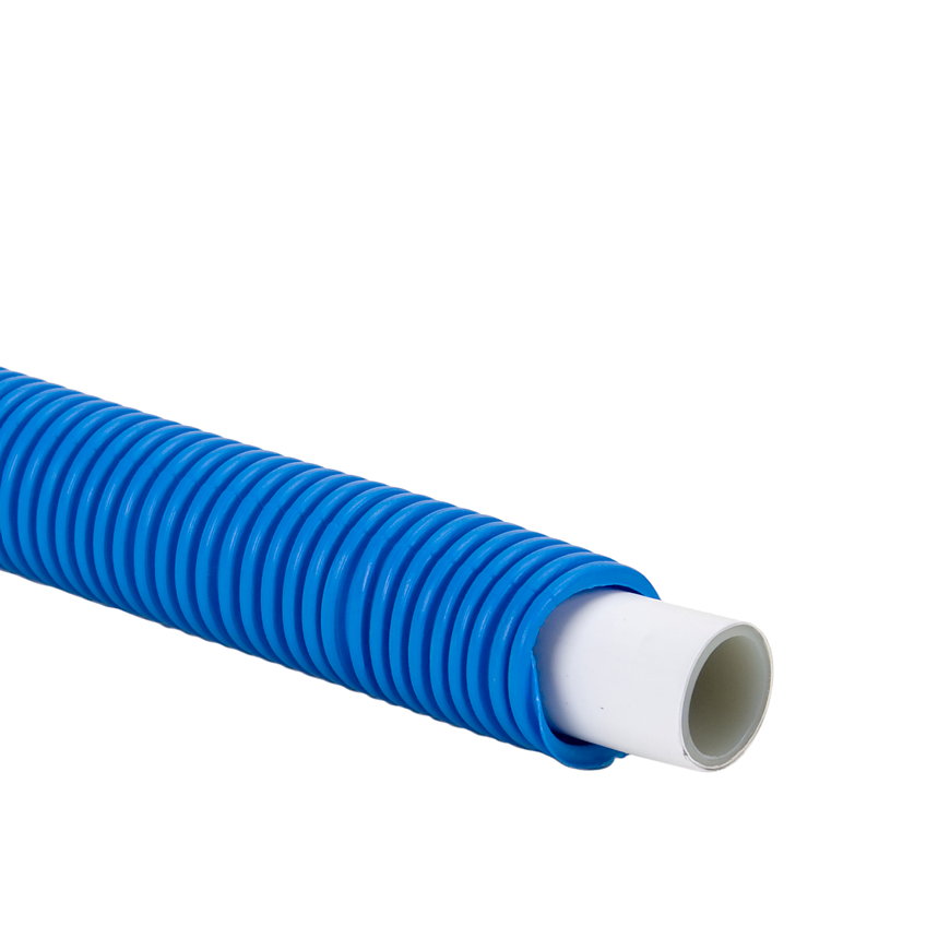 TECElogo AKB buis, PE-RT/AI/PE-RT, 16 mm, in mantel, l = 75 m, blauw