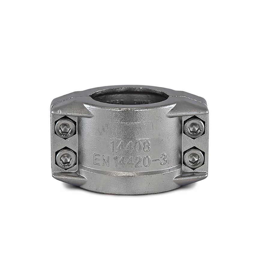 Spannloc klemschalen, rvs, 22 x 24 mm, voor 13 mm slang 