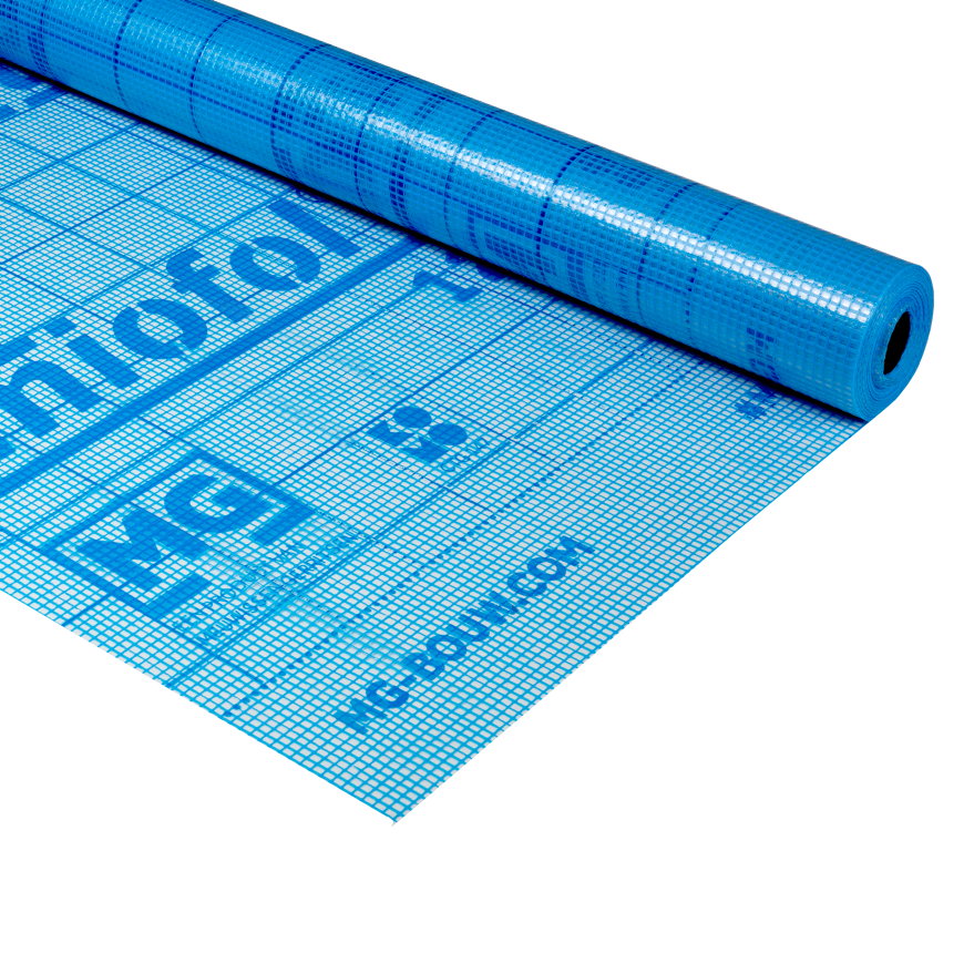 Miofol waterkerende gewapende dampdoorlatende folie, type 125G, 1,50 x 25 m 
