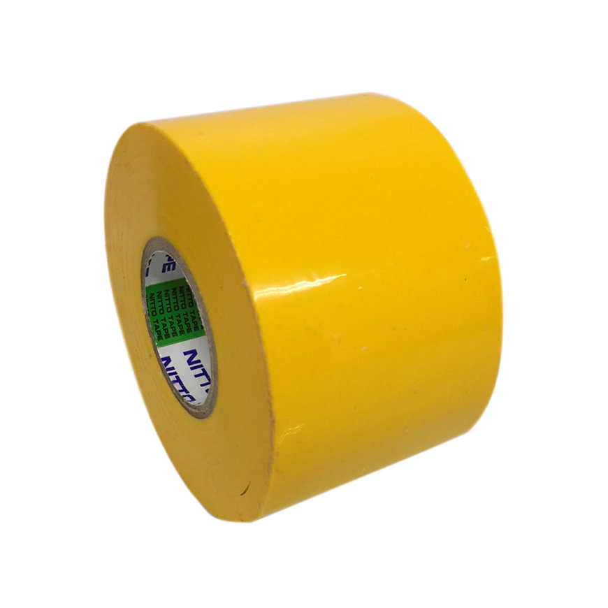 Nitto isolatietape, pvc, type 120021A, b = 50 mm, l = 20 m, geel, per rol 