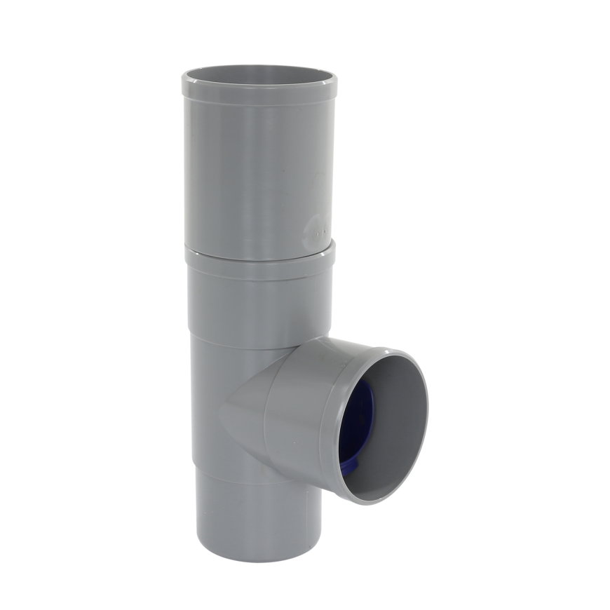 Rawinso regenwater afkoppelset, grijs, 80 mm 