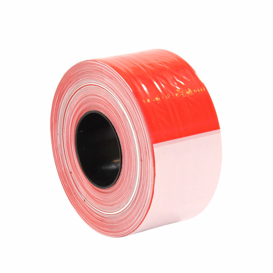 Waarschuwingslint, polyetheen, rood-wit, l = 500 m 