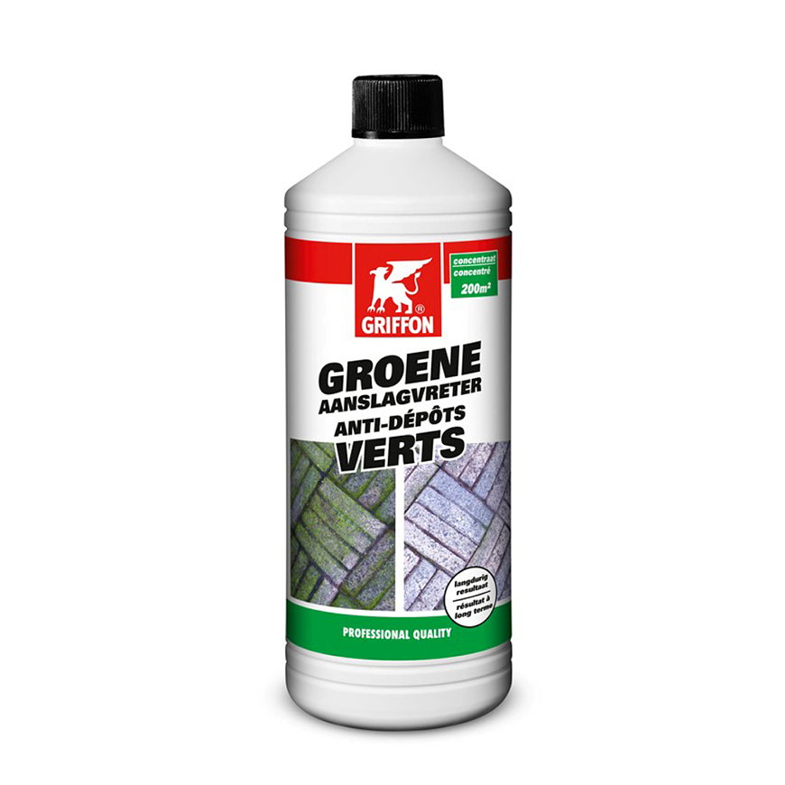 Griffon groene aanslagvreter, flacon à 1 liter