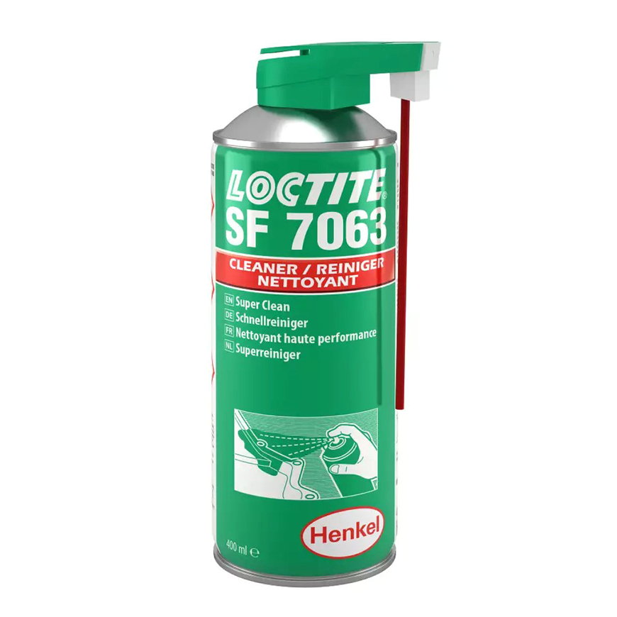 Loctite 7063, onderdeel-, oppervlaktereiniger en ontvetter, Super Clean, bus à 400 ml