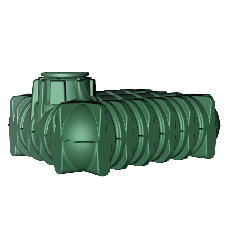 Garantia Li-Lo regenwatertank, 5000 liter, 289 x 230 x 126,5 cm, ondergronds 