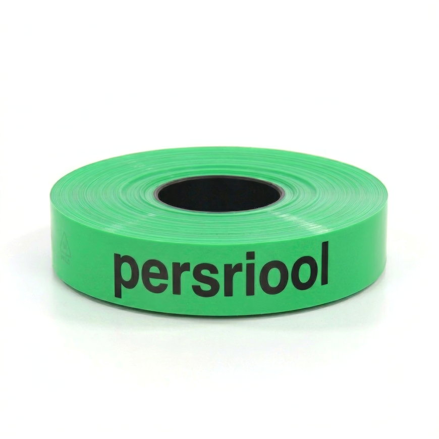 Waarschuwingslint, polyetheen, persriool, groen, l = 250 m 