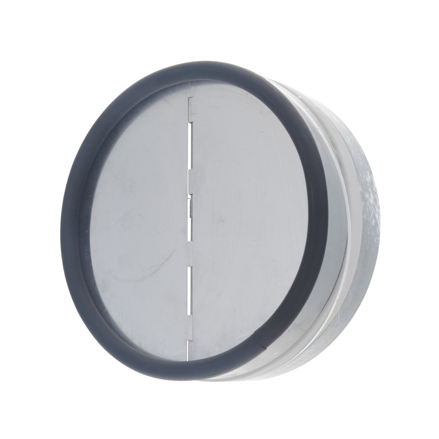DEC terugslagklep, type BDSI, voor keukenventilatie, staal, 2x spie, &Oslash; 100 mm 