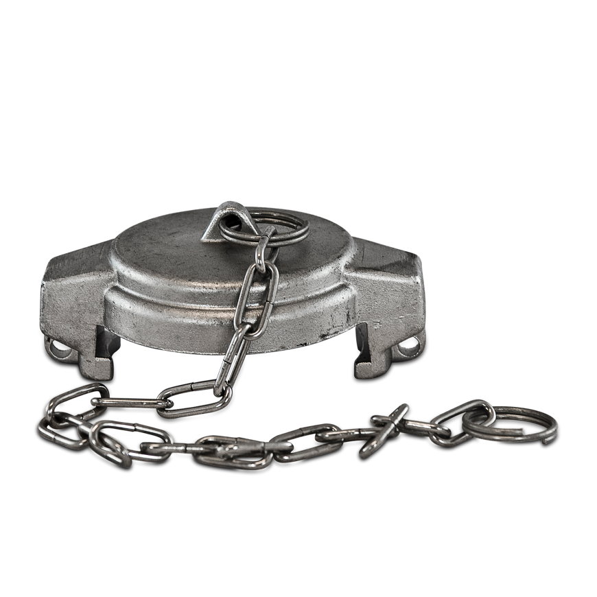 Tankwagen koppeling afsluitkap, type MB, rvs, voor M-deel ND 50 