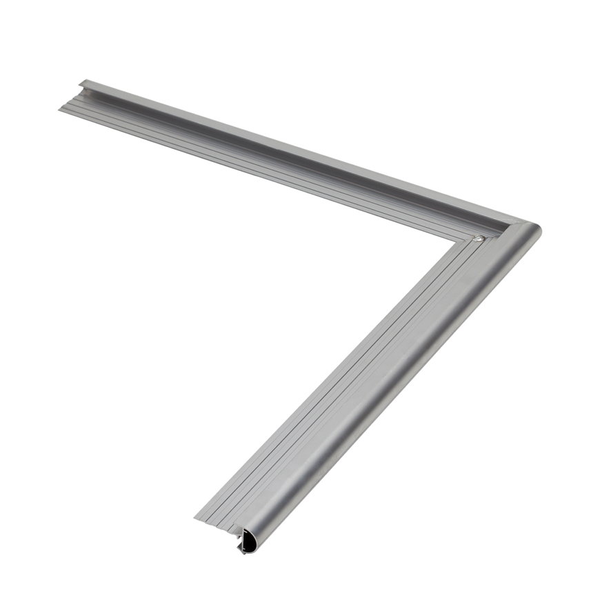 Roval buitenhoek voor daktrim met kraalrand, 26 mm, 500 x 500 mm 