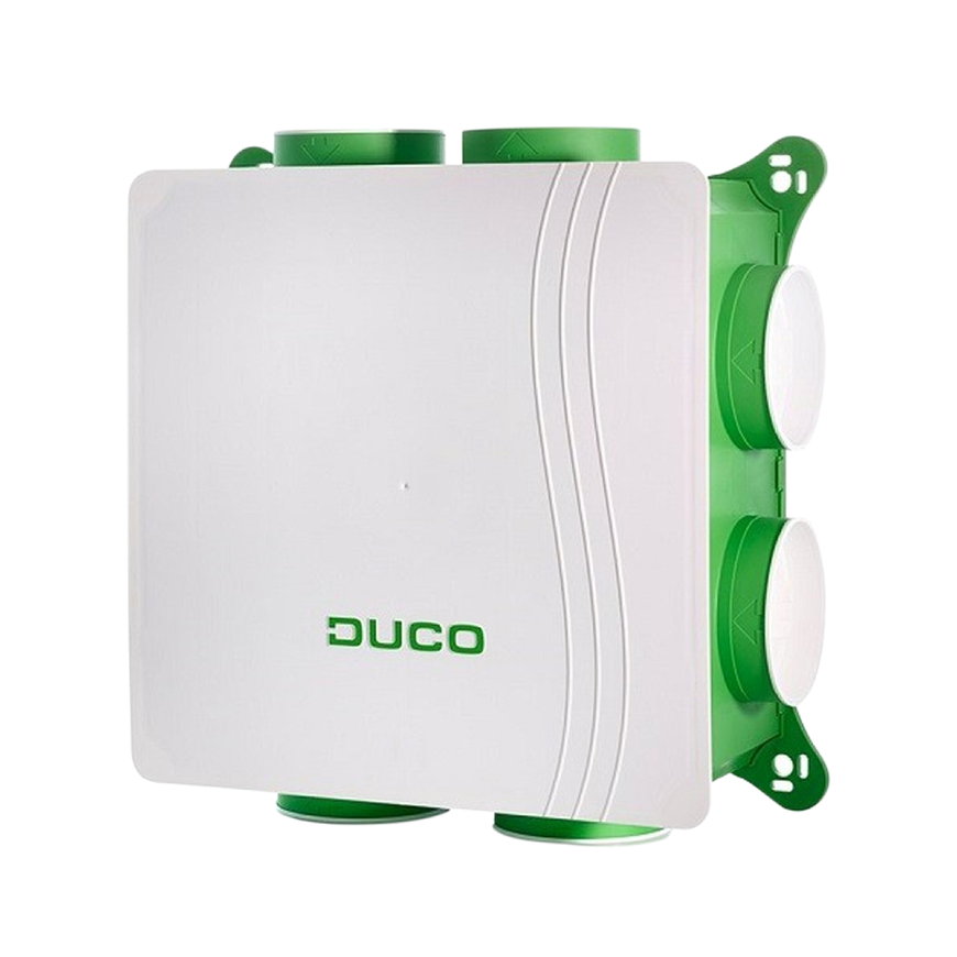 Duco ventilatie-unit, type DucoBox Silent 2.0, 400 m&sup3;/uur, randaarde, met vochtsensor 