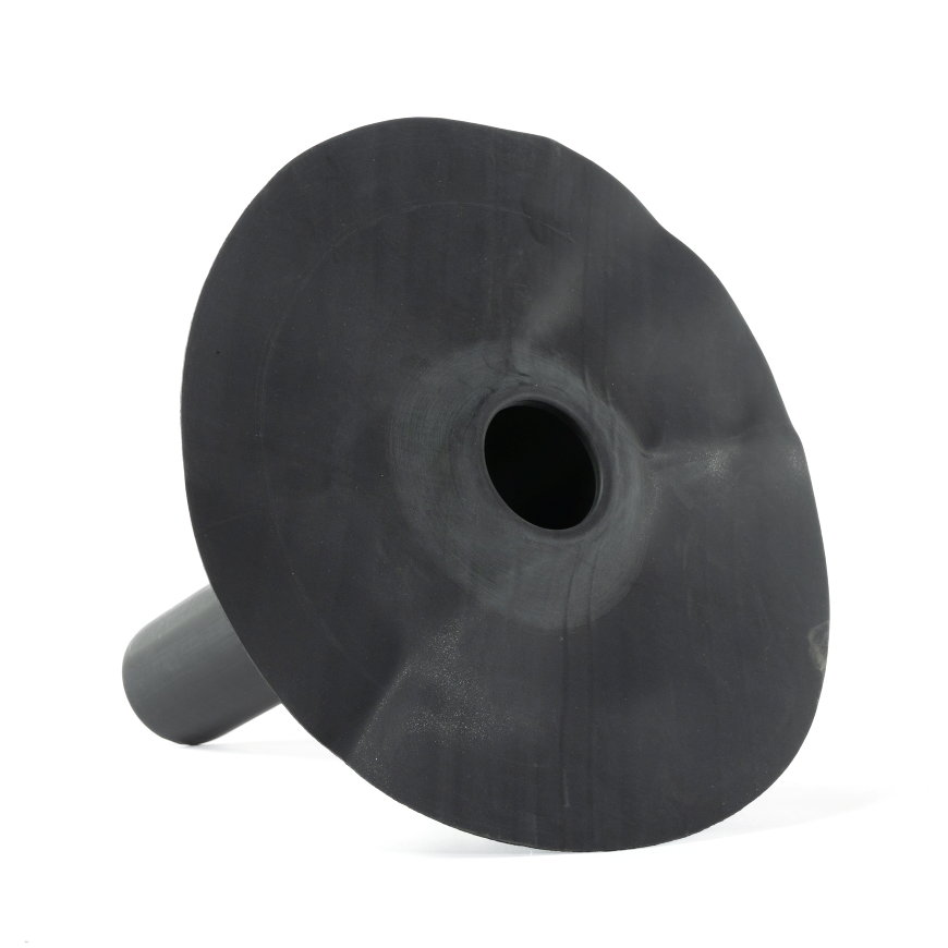 Hwa onderuitloop 90°, epdm, 63 mm