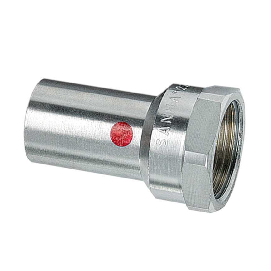 Sanha schroef koppeling, type Therm, staal, binnendraad x spie, epdm ¾" x 22 mm 