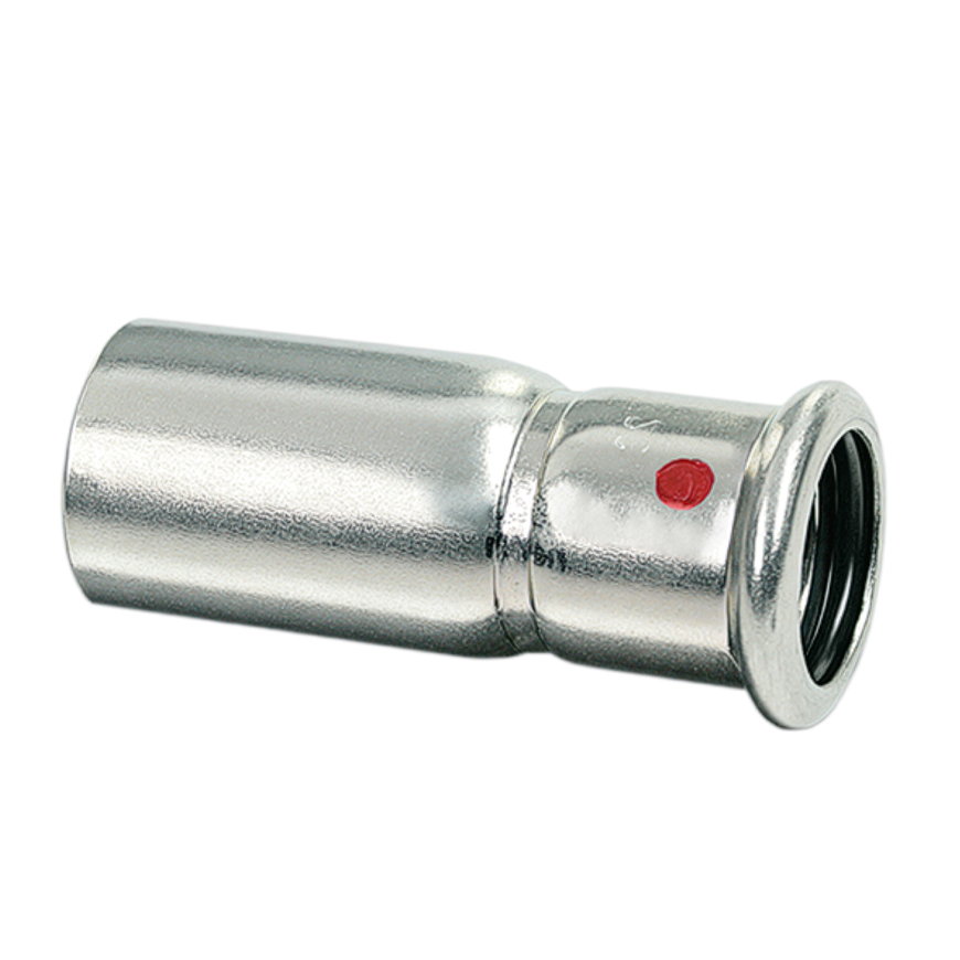 Sanha verloop koppeling, type Therm, staal, spie x pers, epdm, 22 x 15 mm 
