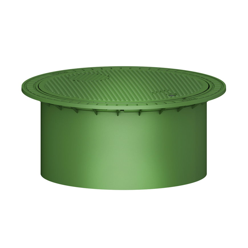Platin opzetschacht voor Platin regenwatertank, incl. deksel, d = 78 cm, h = 36 cm 