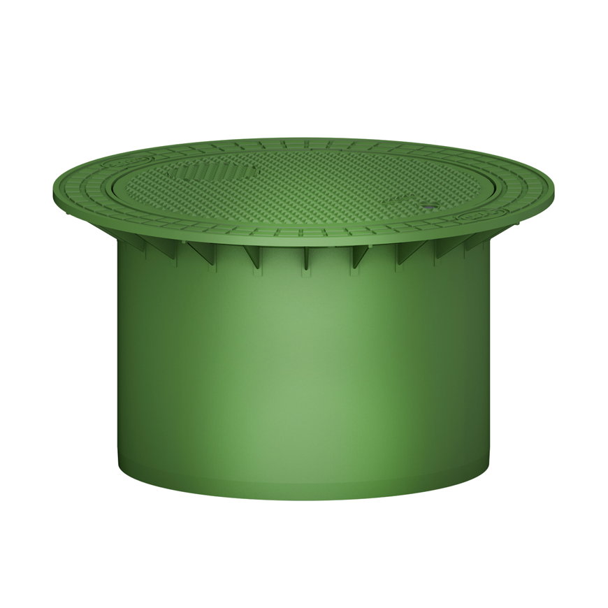 Platin opzetschacht voor Platin regenwatertank, incl. deksel, d = 85 cm, h = 47,6 cm 